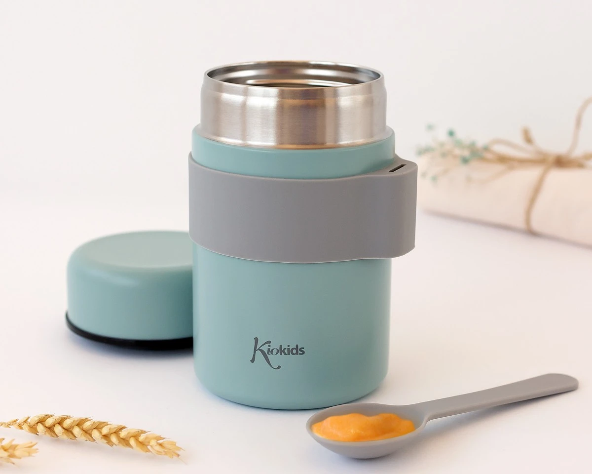 Termo para Sólidos 500 ml Sage Acero Inoxidable con Cuchara  Kiokids